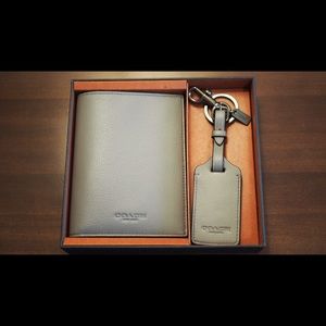 Coach Passport Holder and Luggage Tag